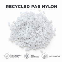 Granulés de nylon 6 recyclés noirs de qualité moulage par injection haute résistance pour pièces automobiles et composants électroniques