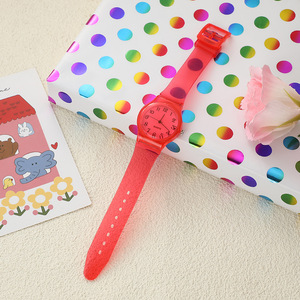 Reloj Mecánico de Lujo Jelly Fashion para Hombre, Reloj de Pulsera de Plástico con Esfera Blanca para Estudiantes - Product Image 2