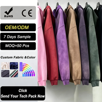 Produsen Hoodie Streetwear Custom Pria Grosir Hoodie Katun Tebal Dua Warna Pewarnaan Khusus Regular Fit Color Blocking