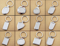 Porte-clés en métal pour sublimation, personnalisable, pour famille, amoureux, couple, avec photo numérique, accessoires de créateurs, vente en gros