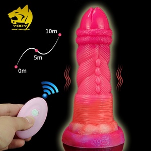 YOCY Enorme Dildo Alienígena de Fantasía, Vibrador Remoto, Tapón Anal de Silicona Luminoso, Juguete Sexual para Mujeres y Hombres, Masturbador, Sex Shop - Product Image 1