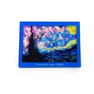 Aimant de réfrigérateur en acrylique Van Gogh de haute qualité avec forme personnalisée et emballage autocollant magnétique pour réfrigérateurs - Product Image 2