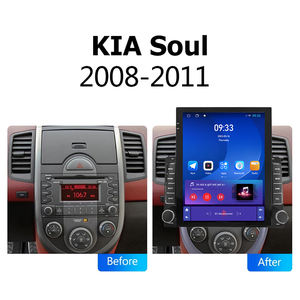 Autoradio Android à écran Tesla de <span class=keywords><strong>style</strong></span> vertical 9.7 "pour <span class=keywords><strong>KIA</strong></span> <span class=keywords><strong>Soul</strong></span> 2008-2011 GPS Navigation Carplay lecteur multimédia unité principale - Product Image 3