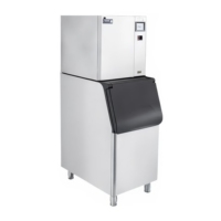 Cube commercial grande machine à glaçons Durable 150kg/24h acier inoxydable carré croissant glace 90kg stockage 220v/110v compresseur