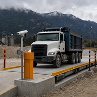 Pont-bascule électronique pour camions en acier Q235 à poutre en U, capacité 120 tonnes, 3,2*16m, avec cellule de pesage numérique, OEM ODM
