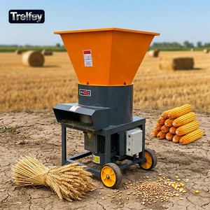 Trituradora de Gran Diámetro con Cilindro Redondo para Alimentación Integral de Plantas, para Tallo de Maíz, Paja, Heno, Molino de Alimentos para el Hogar - Product Image 1