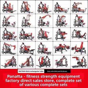 Ensemble complet d'équipements de musculation <span class=keywords><strong>Panata</strong></span> Steel : Squat, Rameur, Presse pectorale, Presse épaules, Abducteur de hanche - Product Image 5