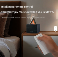 Nouveau diffuseur d'huiles essentielles portable de 250 ml à piles, lampe LED colorée, USB, batterie, diffuseur d'arômes pour la maison, flamme de feu