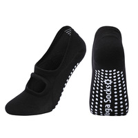 Longues chaussettes athlétiques de yoga Pilates personnalisées pour femmes en coton tricoté avec poignée de réflexologie antidérapante pour la saison d'automne Logo personnalisé
