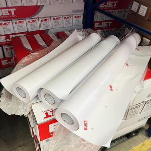 デジタル印刷Pvc vinil rollo 80100120ミクロン自己粘着ビニール印刷可能vinilosautoadesivosホワイトカーステッカー - Product Image 2
