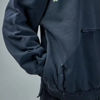 Jeans baggy personnalisés de haute qualité avec strass et lisière pour hommes