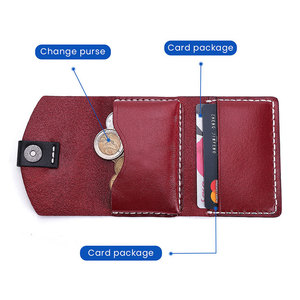 Joyir Leather <b>Card</b> <b>Holder</b> 3 in Minimalist Solid Color Wear-Resistant Everyday Use Summer 2020 - Product Image 4