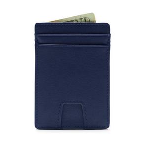 Estuche para tarjetas de crédito con bloqueo RFID Unisex, cuero PU rico, artesanía Premium, diseño personalizable, cierre plegable todos los días - Product Image 2