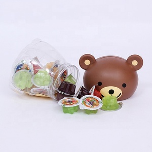Vente en gros pots <span class=keywords><strong>d</strong></span>'ours jouets de dessins animés saveurs personnalisées assorties bonbons à la <span class=keywords><strong>gelée</strong></span> de fruits - Product Image 2