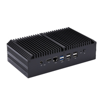Ordinateur industriel 5e génération Celeron 3205U sans ventilateur 8 ports Ethernet Gigabit LAN Micro PC serveur Linux pare-feu Mini PC