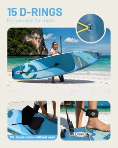Tabla <span class=keywords><strong>de</strong></span> <span class=keywords><strong>Paddle</strong></span> <span class=keywords><strong>Surf</strong></span> Inflable <span class=keywords><strong>de</strong></span> 11'6''x35'' Portátil para <span class=keywords><strong>Surf</strong></span> y Juegos Acuáticos, <span class=keywords><strong>Venta</strong></span> Directa <span class=keywords><strong>de</strong></span> Fábrica - Product Image 6