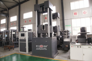 Hydraulic Power Servo 3000kN 300Ton Vertikale Universal-Stahlstangen-Hydraulik zug prüfmaschine - Product Image 5
