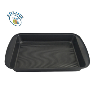 Tùy Chỉnh Lớn Hình Chữ Nhật Biscuit Chảo Sóng Dưới Carbon Thép Sâu <span class=keywords><strong>Cookie</strong></span> Tấm Không Dính Lớp Phủ Nướng Khay - Product Image 2