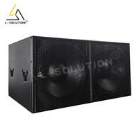 Système de sonorisation L-solution H218, amplificateurs/haut-parleurs, double caisson de basses de 18 pouces, système de sonorisation pour DJ, scène, enceintes passives professionnelles