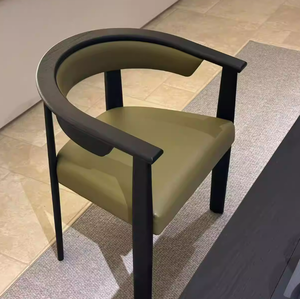 Sedia da Pranzo in Stile Nordico Moderno, <span class=keywords><strong>Legno</strong></span> <span class=keywords><strong>di</strong></span> Frassino Massiccio, Colore del Tessuto Personalizzabile, per Sala da Pranzo <span class=keywords><strong>di</strong></span> Villa - Product Image 4