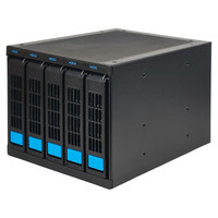 Caja de Disco Duro MACASE MZ35 SATA de Aluminio con 4 Bahías Intercambiables en Caliente y 1 Ventilador 8025 para Discos Duros de 3.5/2.5 Pulgadas