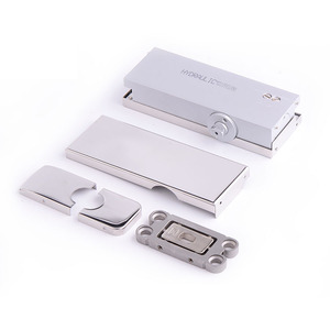 Chất lượng cao giấu Bản lề sàn thủy lực cho Thể dục dụng cụ cho cửa kính và nhôm-Nhôm thép bền lò xo gần hơn - Product Image 1