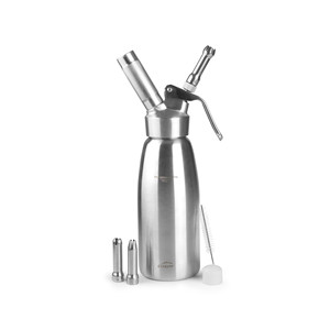 Cafetera Sifón Lacor de Acero Inoxidable de 1000ml con Boquilla y Cepillo para Uso Profesional - Product Image 1