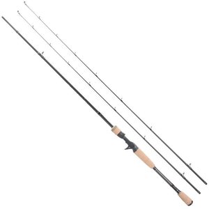 Canne à pêche spinning haute élasticité en fibre de carbone avec poignée en liège ; Extrêmement durable - Product Image 1