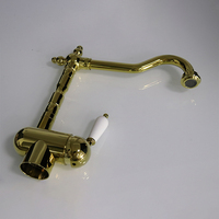Robinet de lavabo en laiton chaud et froid, mitigeur moderne de luxe pour salle de bain