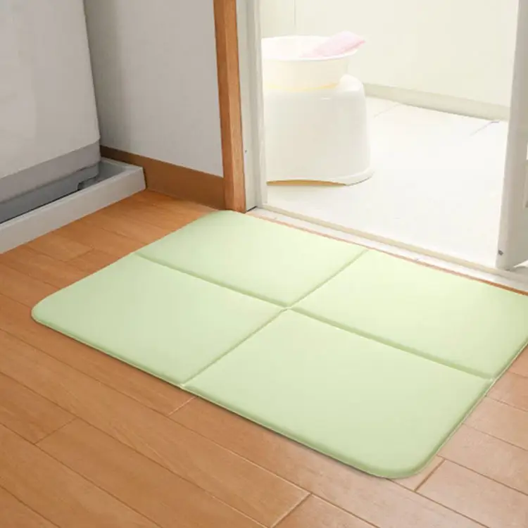 KKR 2020 luxe chenille bain à séchage rapide tapis de bain tapis moelleux tapis de bain tapis de bain en caoutchouc