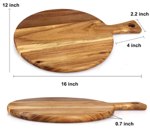 Tabla <span class=keywords><strong>de</strong></span> Cortar <span class=keywords><strong>de</strong></span> Madera Natural al por Mayor, Tabla Multifuncional para Servir <span class=keywords><strong>Pizza</strong></span>, Tabla <span class=keywords><strong>de</strong></span> Madera Maciza para Preparar Alimentos en <span class=keywords><strong>la</strong></span> Cocina - Product Image 3