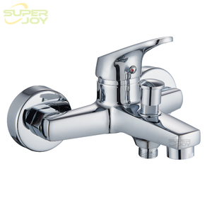 Rubinetto Monocomando Moderno 1003FA con Cartuccia in Ceramica <span class=keywords><strong>da</strong></span> 40mm, Risparmio Idrico, Raccordo in Ottone, Dado in Acciaio Inox, Miscelatore per Vasca, Rubinetto Doccia a Parete - Product Image 1