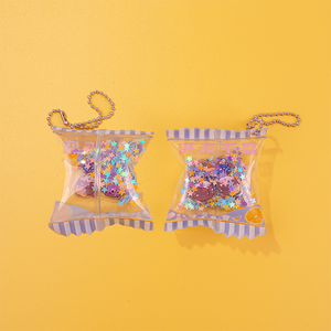 Bán buôn tùy chỉnh Acrylic Móc Chìa Khóa phim hoạt hình Inflatable phồng không khí kẹo Keychain với sự quyến rũ - Product Image 2