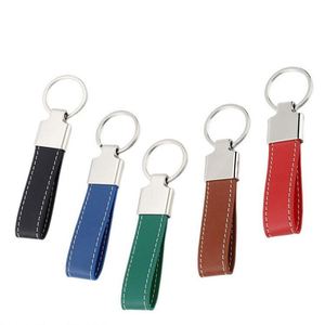 Llavero de Coche de Cuero Genuino y Metal |   Artículo Promocional Duradero con Logotipo para Ferias y Eventos Automotrices - Product Image 3