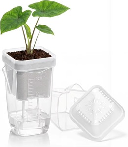Macetas con Autorriego 2026, Macetas de Vivero con Orificios de Drenaje, Macetas de Plástico Translúcido, Mini Macetas para Plántulas de Flores - Product Image 2