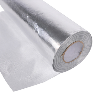 Manta tejida resistente al fuego con aislamiento de fibra de vidrio tejida con revestimiento de papel de aluminio reflectante térmico para fábrica - Product Image 3