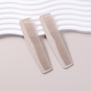 Peignes jetables en plastique personnalisés pour salle de bain <span class=keywords><strong>d</strong></span>'hôtel avec logo, peigne <span class=keywords><strong>à</strong></span> cheveux écologique biodégradable en paille de blé - Product Image 5