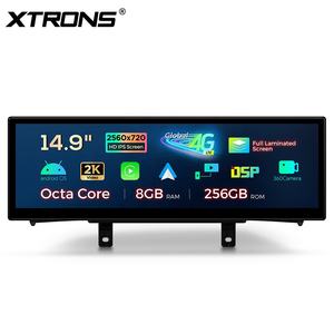 XTRONS Autoradio multimédia Android 14,9 pouces 8+256 Go IPS 2560x720P Global 4G 360 °   Caméra pour BMW Série 1/Série 2 NBT RHD - Product Image 3