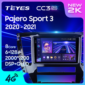 Teyes เครื่องเล่นดีวีดีในรถยนต์ CC3 2K สำหรับมิตซูบิชิปาเจโรสปอร์ต3 2020 - 2021 9นิ้วแอนดรอยด์นำทางเครื่องเล่นดีวีดี - Product Image 5