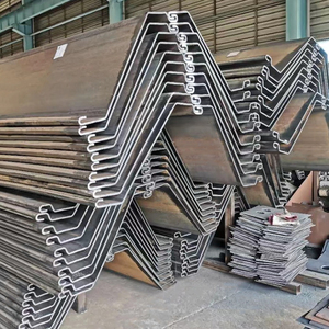 Pila de chapa de acero tipo U de nueva producción 400X100mm 6m 12m Tipo 2 Pila de chapa con servicio de corte - Product Image 2