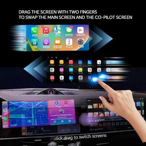 Radio Multimedia para Auto con Pantalla LCD Dual Android para Mercedes Benz Clase GLA/CLA/A/B (2013-2015), GPS, CarPlay, USB, 1 Año de Servicio Celular - Product Image 3