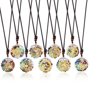 Générateur d'énergie Orgone 7 Chakras pendentif collier <span class=keywords><strong>Orgonite</strong></span> méditation équilibre EMF <span class=keywords><strong>Protection</strong></span> bijoux - Product Image 6