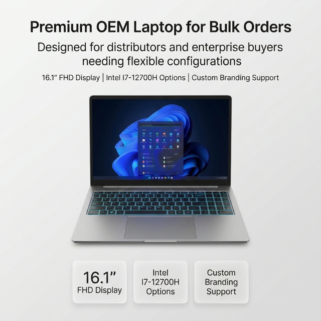Yifang's New Model Features an Intel Core I7-12700H a Metal Body 2560*1600 Resolution Is a Business Laptop with Windows11 System