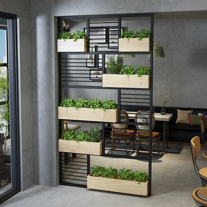 Loft Industrial Plant Stand Partition - Office & Bar Screens