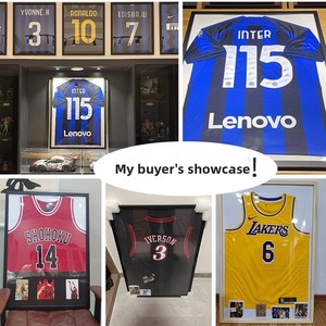 Nouvelle Vitrine Murale en Panneau de Bois pour <span class=keywords><strong>Maillot</strong></span> de Basketball ou de Football, avec Autographe <span class=keywords><strong>Kobe</strong></span> <span class=keywords><strong>Bryant</strong></span> / CBA, pour Collectionneurs - Product Image 5