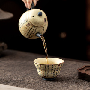 Tazza da tè in ceramica blu <span class=keywords><strong>e</strong></span> bianca con calligrafia a tema Orchidea Rossa <span class=keywords><strong>e</strong></span> Prefazione al Padiglione, per casa <span class=keywords><strong>e</strong></span> ufficio, tazza da maestro di alta gamma, tazza da tè personale - Product Image 3
