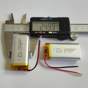 충전식 리포 102649 <span class=keywords><strong>3.7V</strong></span> <span class=keywords><strong>1350mAh</strong></span> PCB 포함 리튬 폴리머 이온 배터리 팩 - Product Image 3