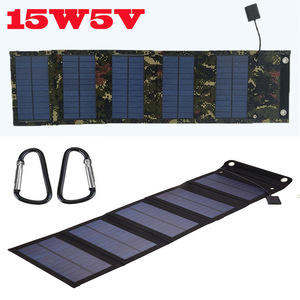 Alecter <b>Solar</b> 15W 19.5% Efficient Lightweight IP65 Waterproof Portable Monocrystalline Silicon Foldable <b>Solar</b> <b>Panel</b> <b>USB</b> - Product Image 2