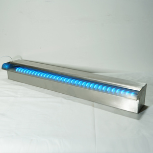 Cascada de <span class=keywords><strong>piscina</strong></span> de acero inoxidable de alta calidad, cascadas de <span class=keywords><strong>roca</strong></span> artificial para piscinas, cascada de <span class=keywords><strong>piscina</strong></span> - Product Image 4