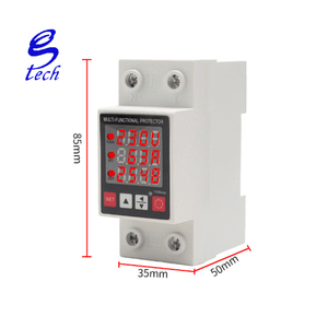 Restablecimiento automático de alta calidad de 220V, Protector de sobre/bajo voltaje, limitador de corriente de sobrecarga autocompuesta, CA trifásica 40A - Product Image 2